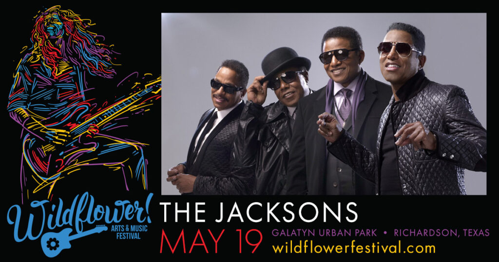 The Jacksons at Wildflower! Arts & Music Festival in Richardson