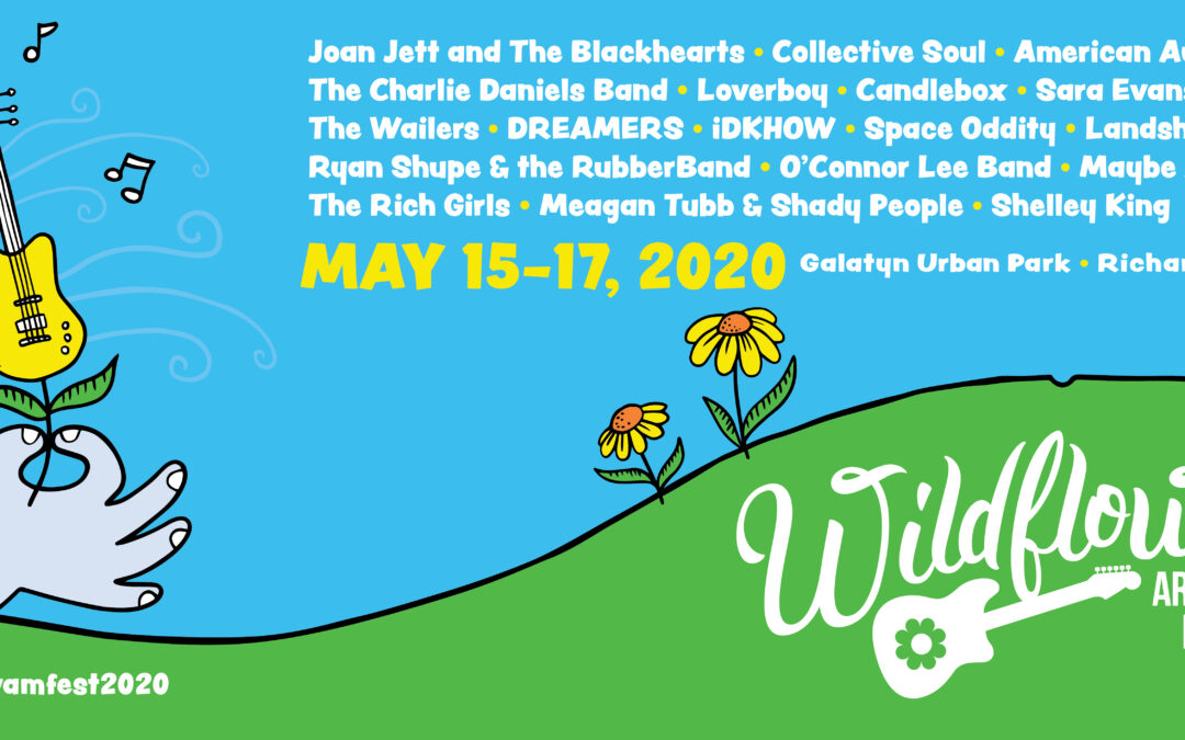 2020 WILDFLOWER! HEADLINERS REVEALED BY RICHARDSON