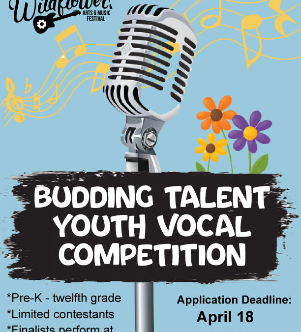 AUDITIONS OPEN FOR BUDDING TALENT YOUTH VOCAL COMPETITION