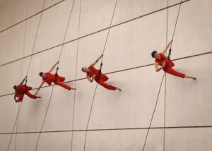 BANDALOOP in Richardson at the Eisemann Center to perform at Wildflower! Arts & Music Festival