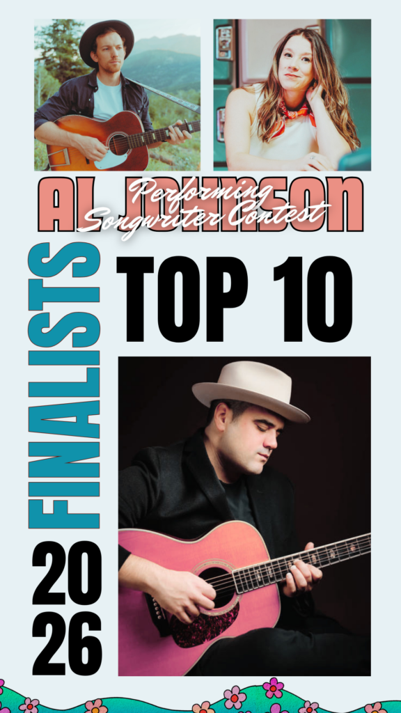 Promo Video featuring the top 10 finalists for the Al Johnson Performing Songwriter Contest