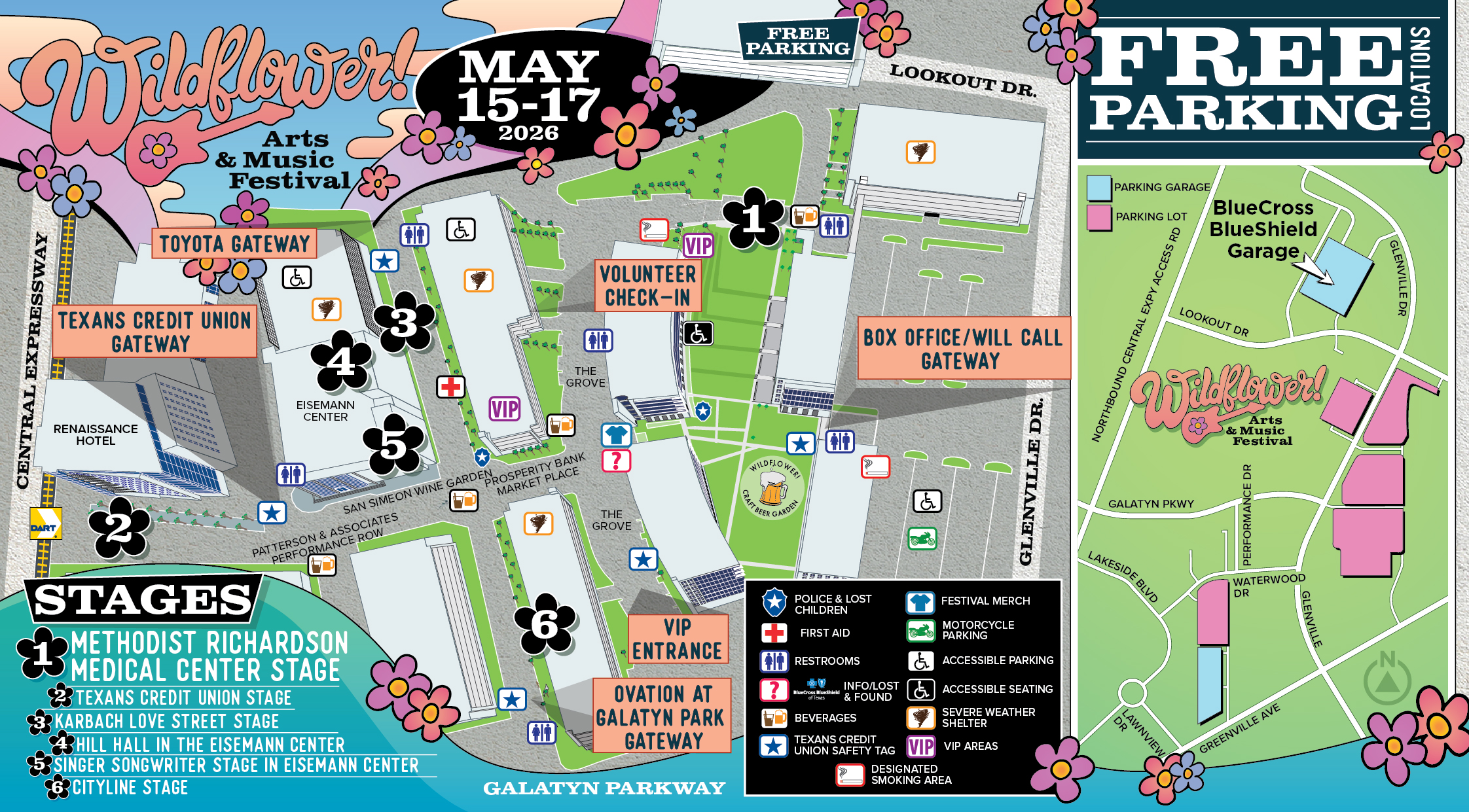 Map of the 2026 Festival