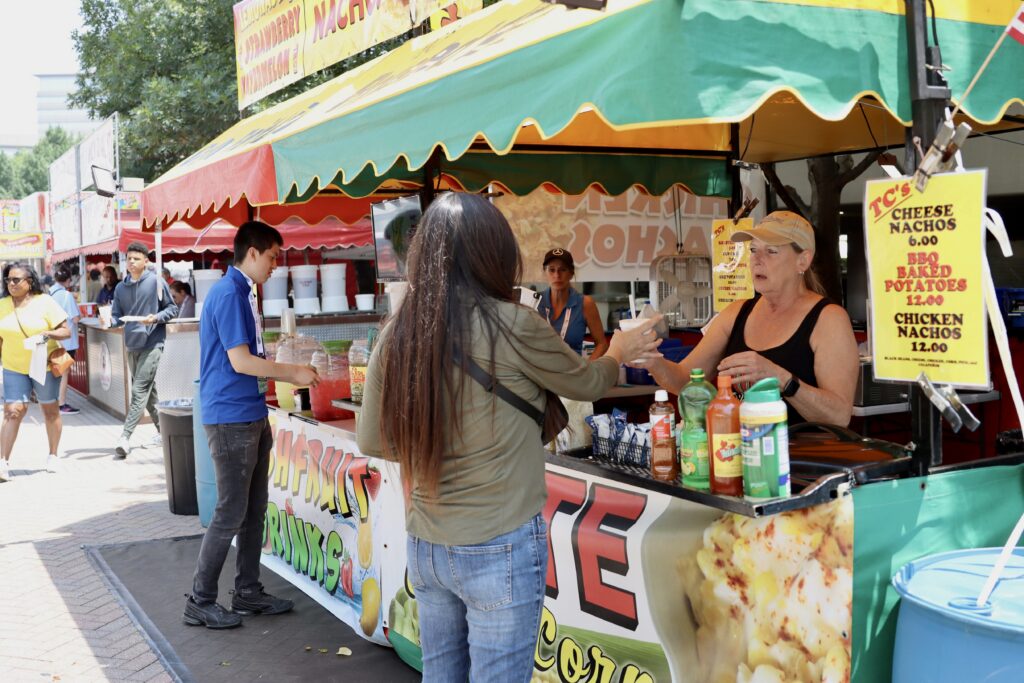 Food Vendor at Wildflower! Arts & Music Festival in Richardson