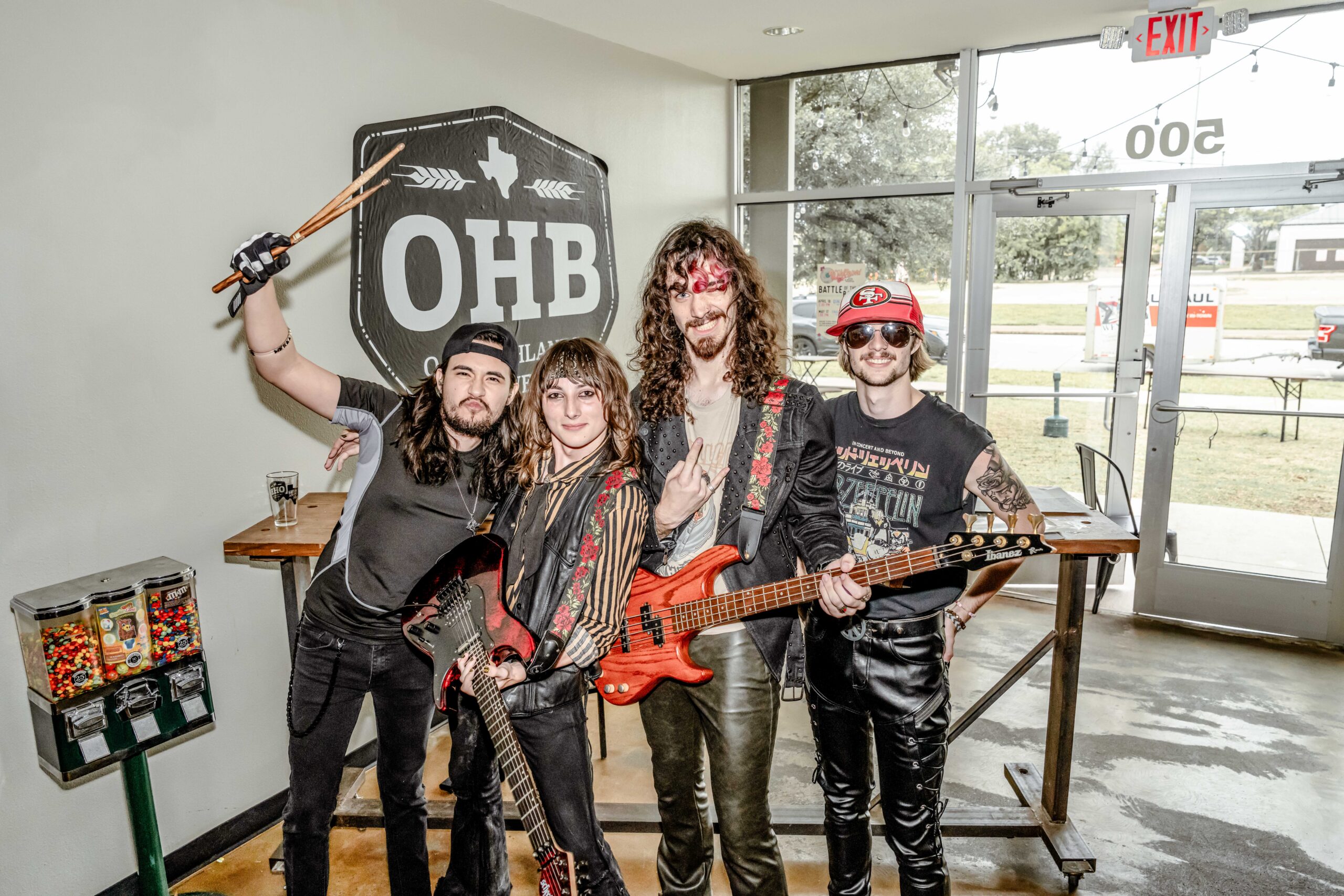 Shrapnel band at Oak Highlands Brewery for the Wildflower! Battle of the Bands