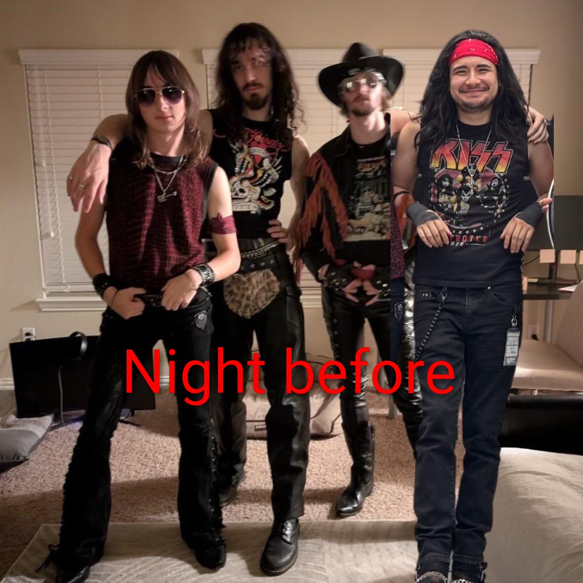 Shrapnel band the night before performing in the Wildflower! Battle of the Bands in Richardson, Texas